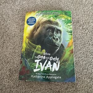 The One and Only Ivan by Katherine Applegate Paperback Disney Movie Tie In Book
